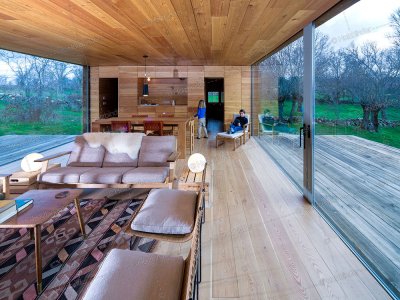 Интерьер и планировка деревянного дома